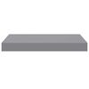 vidaXL Schwebende Wandregale 2 Stk. Grau 40x23x3,8cm MDF
