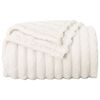vidaXL Wohndecken 6 pcs Creme 240 x 220 cm Fleece