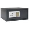 vidaXL Digitaler Safe mit Schloss Dunkelgrau 42 x 37 x 20 cm Stahl