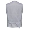 vidaXL Hochzeitswesten Set f&uuml;r M&auml;nner Silber 56 Polyester