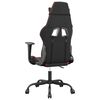 vidaXL Gaming-Stuhl Schwarz und Rot Kunstleder