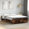 vidaXL Bettgestell R&auml;uchereiche 120x200 cm Holzwerkstoff und Metall
