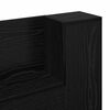 vidaXL Kopfteil Schwarz Eichen-Optik 120 x 15 x 103,5 cm Holzwerkstoff