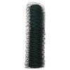 vidaXL Hexagonzaun Gr&uuml;n 0,8 x 50 m PVC