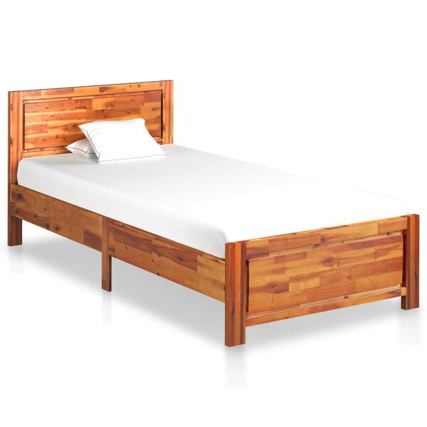 vidaXL Massivholzbett Akazie 90x200 cm