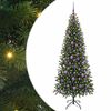 vidaXL K&uuml;nstlicher Weihnachtsbaum mit 300 LEDs Gr&uuml;n 180 cm PE und PVC