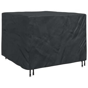 vidaXL M&ouml;belbezug Schwarz 125 x 125 x 74 cm 420D Oxford-Gewebe