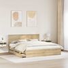 vidaXL Bettrahmen Sonoma-Eiche 180 x 200 cm Ingenieurs Holz