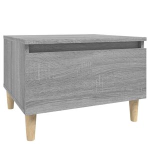 vidaXL Beistelltisch Grau Sonoma 50x46x35 cm Holzwerkstoff