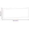 vidaXL Sofakissen 2 St&uuml;ck Meergr&uuml;n 120 x 40 cm Cordstoff