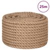vidaXL Juteseil 25 m L&auml;nge 20 mm St&auml;rke