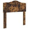 vidaXL Bettrahmen Ger&auml;ucherte Eiche 75 x 190 cm Massives Kiefernholz