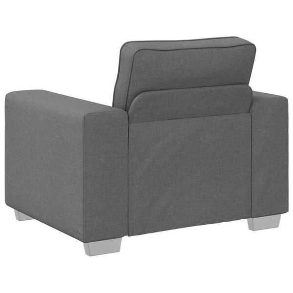 vidaXL Sofa 59cm Dunkelgrau Stoff
