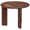 vidaXL Nesting-Couchtische 2 pcs Dunkelbraun Massivholz Mango