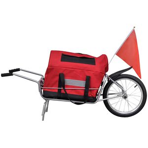 vidaXL Fahrradanh&auml;nger Einrad mit Tasche