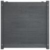 vidaXL Pflanzk&uuml;bel Grau 70x70x70 cm Massivholz Kiefer