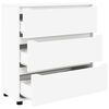 vidaXL Aufbewahrungsschrank Wei&szlig; 80 x 31 x 81 cm Holzwerkstoff