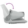 vidaXL 4-tlg. Bootssitz-Set Klappbar Grau