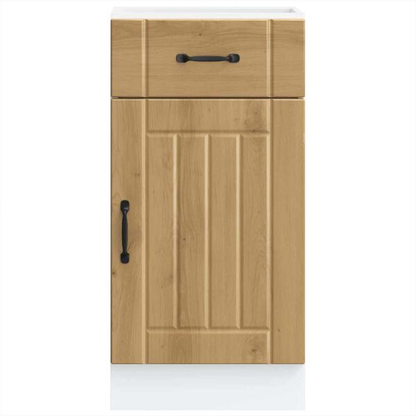 vidaXL K&uuml;chen-Unterschrank Lucca Artisan-Eiche Holzwerkstoff