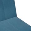 vidaXL Schlafsofa 2-Sitzer mit Fu&szlig;hocker Blau Samt