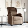 vidaXL Aufstehsessel Braun Stoff