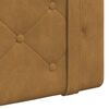 vidaXL H&auml;ngevorderseite Wandmontiert Braun 90 x 55 x 5 cm Samt