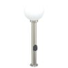 vidaXL Pollerleuchte mit Auslass 80 cm Edelstahl IP44