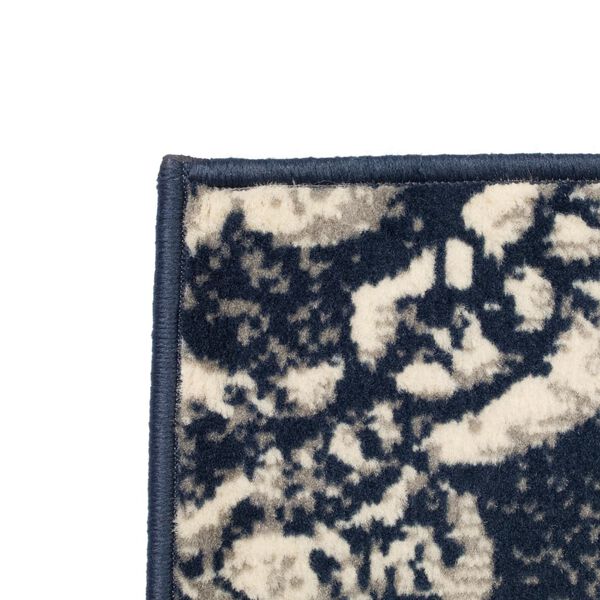 vidaXL Teppich Modern Barock-Ornamente Vintage 80 x 150 cm Beige/Blau