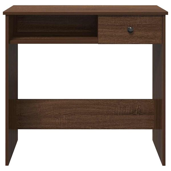 vidaXL Schreibtisch Braun Eichen-Optik 80x40x75 cm Holzwerkstoff