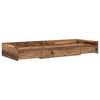 vidaXL Bettrahmen mit Kopfteil Altholz 80 x 200 cm Holzwerkstoff