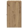 vidaXL LED-Sideboard Braun 60,5 x 37 x 67 cm Holzwerkstoff