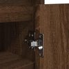 vidaXL Schuhregal Braun Eichen-Optik 57x34x76 cm Holzwerkstoff