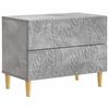vidaXL Nachttisch Betongrau 62 x 34,5 x 48 cm Holzwerkstoff