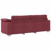vidaXL Sofa Weinrot 219 x 77 x 82 cm Stoff