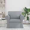 vidaXL Sofa Hellgrau Gesamtabmessungen: 95 x 82 x 80 cm (B x T x H)