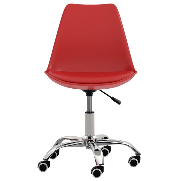 vidaXL Esszimmerst&uuml;hle 4 Stk. Rot Kunstleder