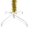 vidaXL Schlanker Weihnachtsbaum Golden 120 cm