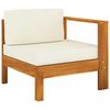 vidaXL 8-teiliges Garten-Lounge-Set mit Kissen 100 x 60 cm Akazienholz