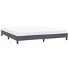 vidaXL Bettgestell ohne Matratze Dunkelgrau 200x210 cm Samt