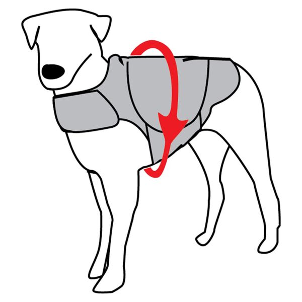 ThunderShirt Hundemantel zur Angstbek&auml;mpfung XL Grau 2018