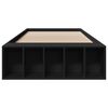 vidaXL Bettgestell Schwarz 90x190 cm Holzwerkstoff