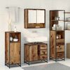 vidaXL Badezimmerm&ouml;bel-Set mit Schubladen 3 pcs Altholz Holzwerkstoff