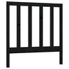 vidaXL Kopfteil Schwarz 96x4x100 cm Massivholz Kiefer