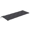 vidaXL Stapelbare Gartenbank mit Auflage 159 cm Massivholz Teak