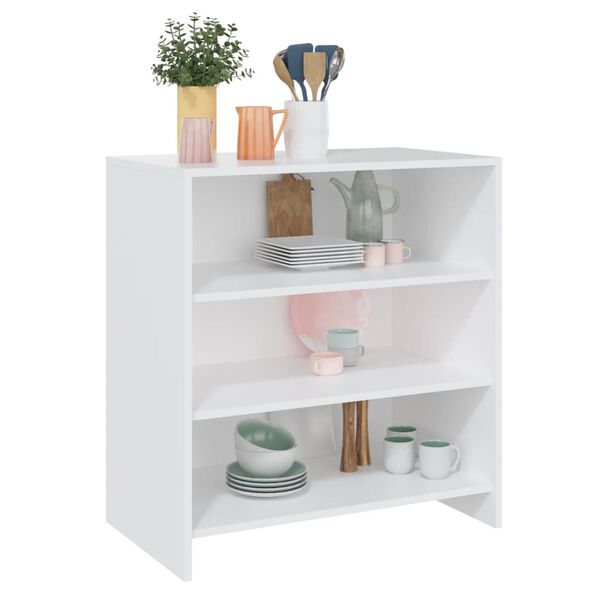 vidaXL Sideboard Wei&szlig; 70x40,5x75 cm Holzwerkstoff