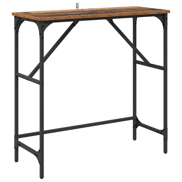 vidaXL Konsolentisch Altholz 75 x 32 x 75 cm Holzwerkstoff