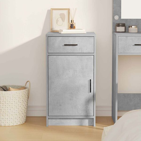 vidaXL Sideboard Beton Grau 40 x 40,5 x 75 cm Holzwerkstoff