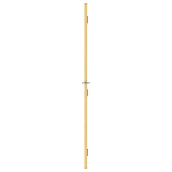 vidaXL Innent&uuml;r Schlank Golden 102,5x201,5 cm Hartglas und Aluminium