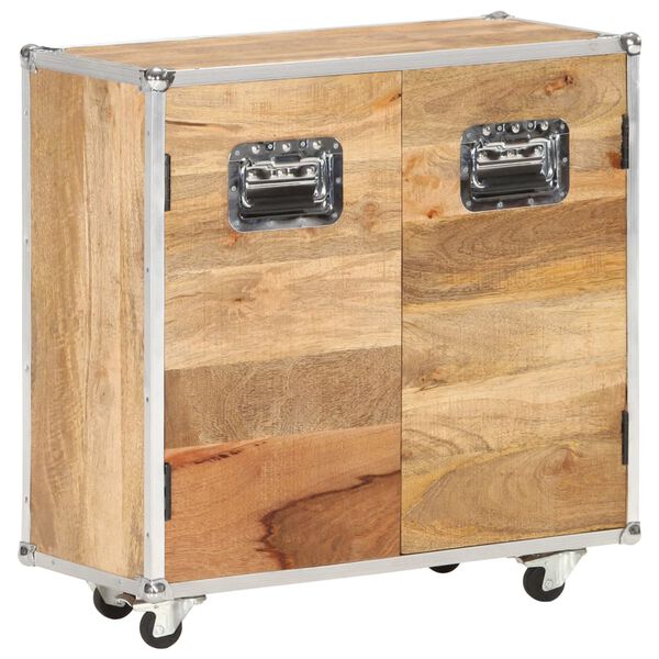 vidaXL Sideboard mit 2 T&uuml;ren 70x30x69 cm Mango-Massivholz