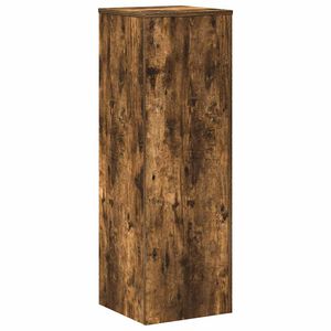vidaXL Pflanzenst&auml;nder R&auml;uchereiche 33x33x100 cm Holzwerkstoff